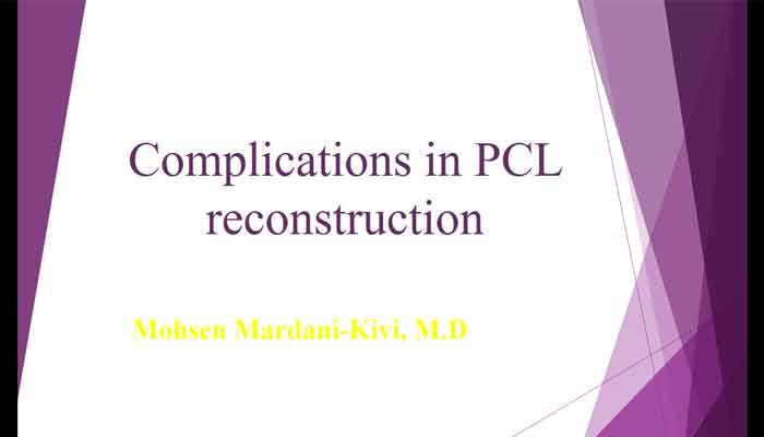Complications in PCL reconstruction