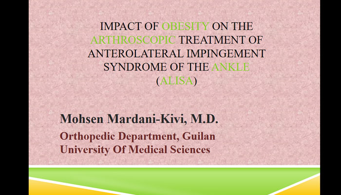 Impact of obesity on the arthroscopic treatment of anterolateral impingement syndrome of the ankle 