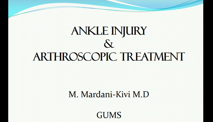 Ankle Injury Arthroscopic Treatment
